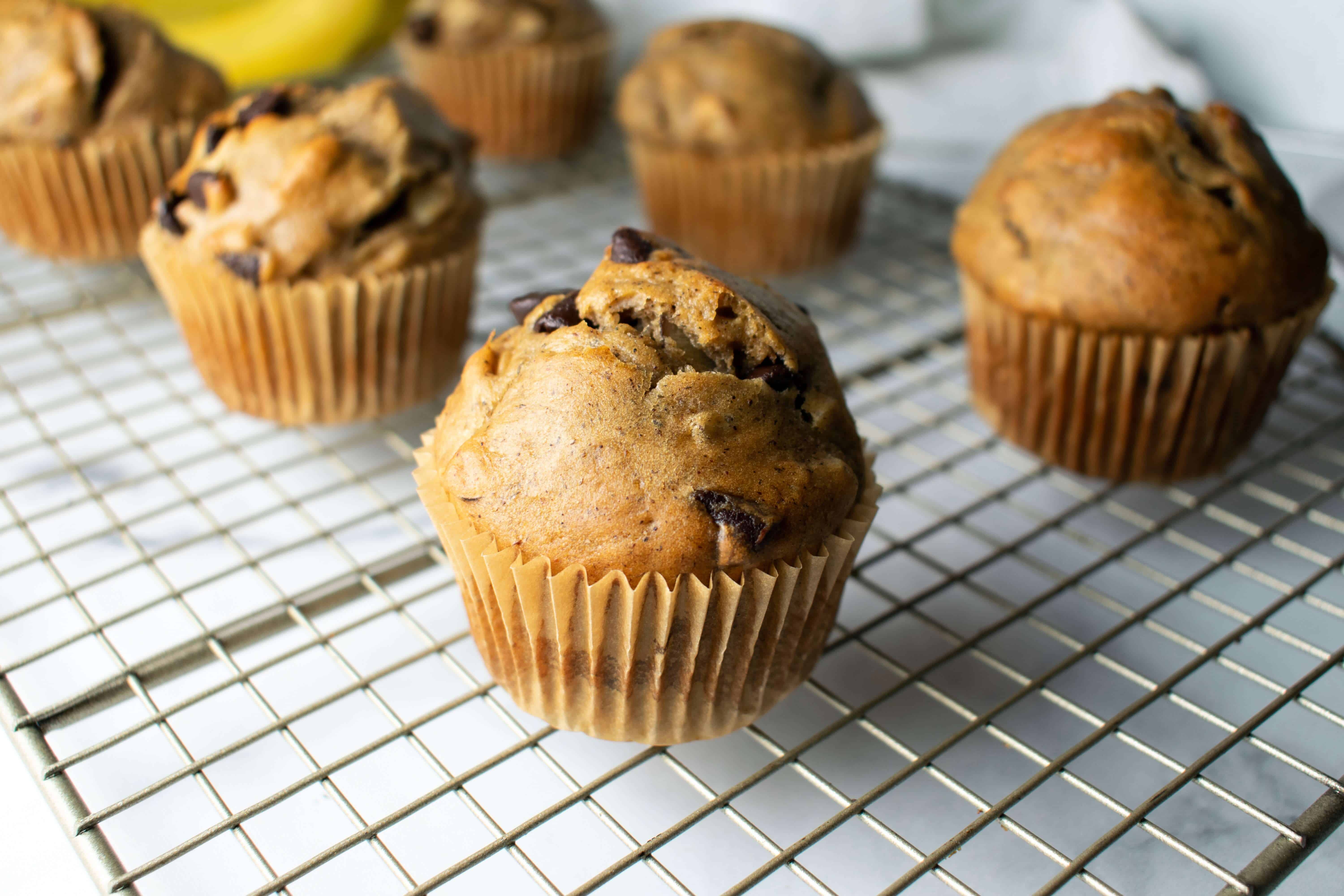 image of muffins on a rack