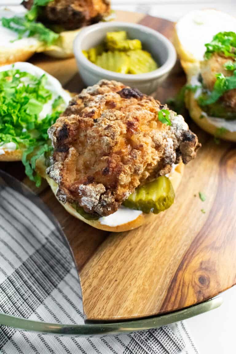 Oven Fried Chicken Sandwich Bite your Cravings